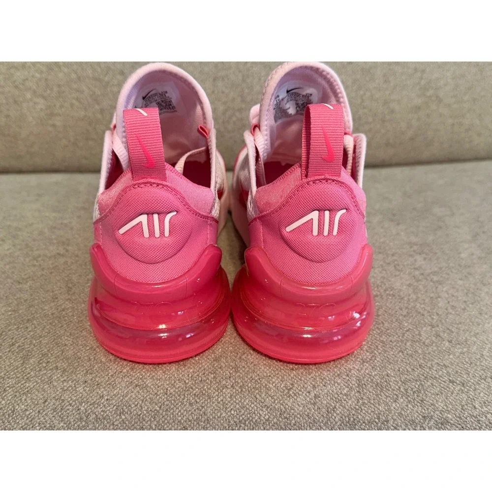 Nike Air Max 270 Kids Pink Foam Hyper Pink Sneakers IQ9200-663 Size 1Y